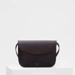 Celine Dark Burgundy Small Flap Pouch Bag