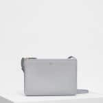 Celine Light Grey Smooth Lambskin Trio Bag