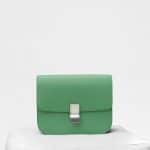 Celine Pop Green Medium Classic Box Bag