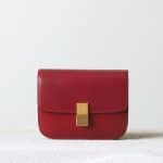 Celine Red Medium Classic Box Bag