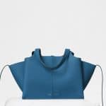 Celine Teal Blue Small Tri-Fold Bag