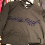 Chanel Gray/Blue Gabrielle Chanel Sweatshirt