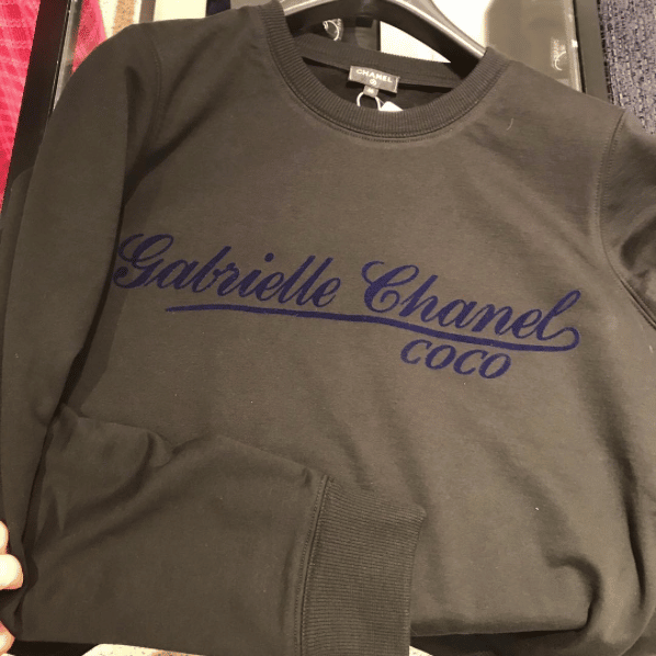 Chanel Gabrielle Chanel T-Shirts and Sweatshirts for Fall 2017 - Spotted  Fashion