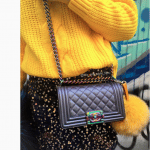 Chanel Iridescent Hardware Boy Bag