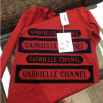 Chanel Red/Black Gabrielle Chanel Sweatshirt