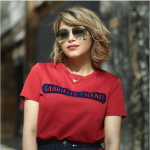 Chanel Red/Blue Gabrielle Chanel T-shirt