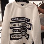 Chanel White/Black Gabrielle Chanel Sweatshirt