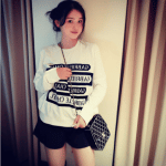 Chanel White/Black Gabrielle Chanel Sweatshirt 3