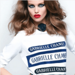 Chanel White/Blue Gabrielle Chanel Sweatshirt