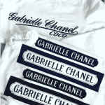 Chanel White/Blue Gabrielle Chanel T-Shirt