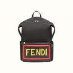 Fendi Black Vocabulary Nylon Backpack Bag