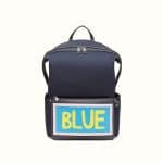 Fendi Blue Blue Nylon Backpack Bag