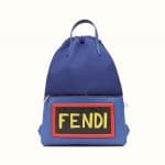 Fendi Cobalt Blue Vocabulary Drawstring Backpack Bag