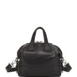 Givenchy Black Biker-Stitched Small Nightingale Bag