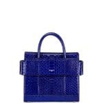 Givenchy Bright Blue Python Mini Horizon Bag