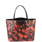 Givenchy Red Rose Print Antigona Large Shopper Tote Bag