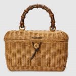 Gucci Natural Basket Top Handle Bag