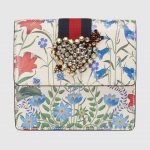 Gucci White New Flora Print GucciTotem Clutch Bag