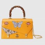 Gucci Yellow Ottilia Small Top Handle Bag
