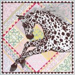 Hermes Appaloosa des Steppes Silk Twill Pocket Square 45