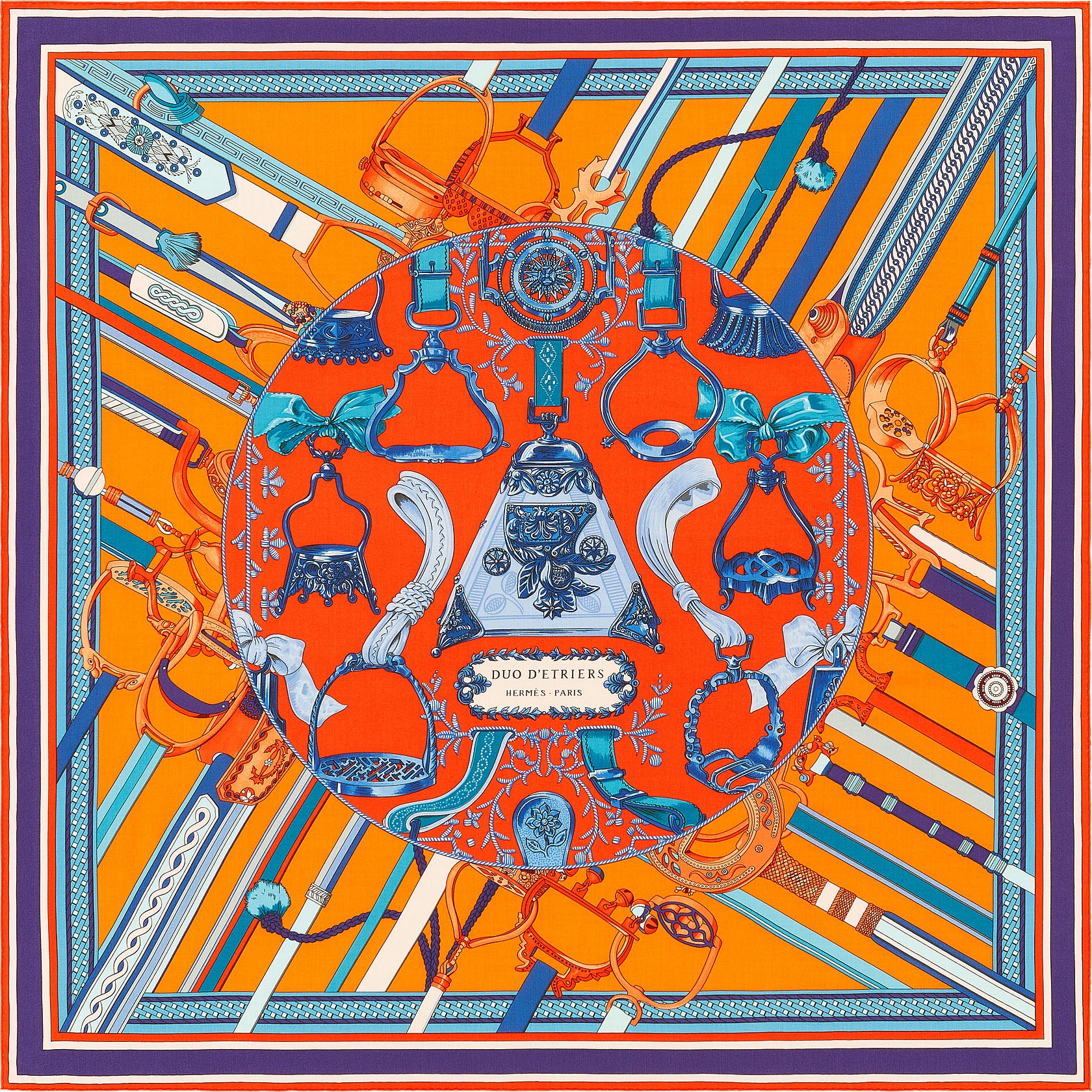 hermes scarf pattern