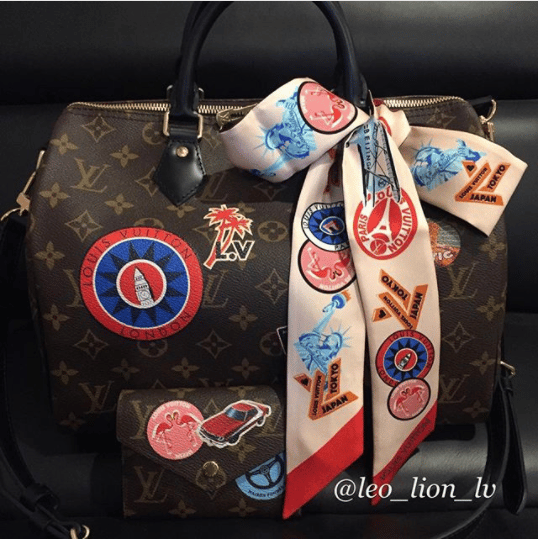 How To Tie Purse Twilly Scarf on Louis Vuitton Speedy 30 Tutorial