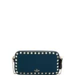 Valentino Blue Rockstud Small Chain Shoulder Bag