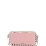 Valentino Pink Rockstud Small Chain Shoulder Bag