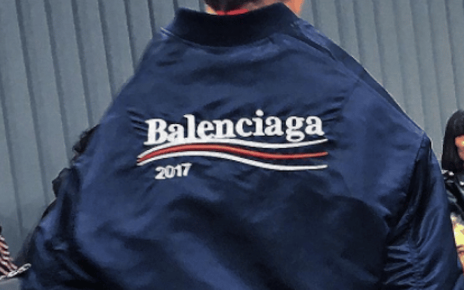 Balenciaga 2017 Logo From Men's Fall 