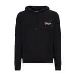 Balenciaga Black Balenciaga 2017 Logo Cotton Terry Hoodie