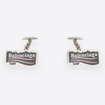 Balenciaga Blue/White/Red Balenciaga 2017 Logo Cufflinks