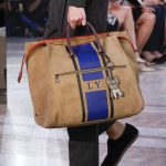 Bottega Veneta Beige/Blue Striped Tote Bag - Spring 2018