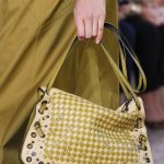 Bottega Veneta Beige/Green Embellished Shoulder Bag - Spring 2018