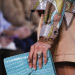 Bottega Veneta Light Blue Crocodile Clutch Bag - Spring 2018