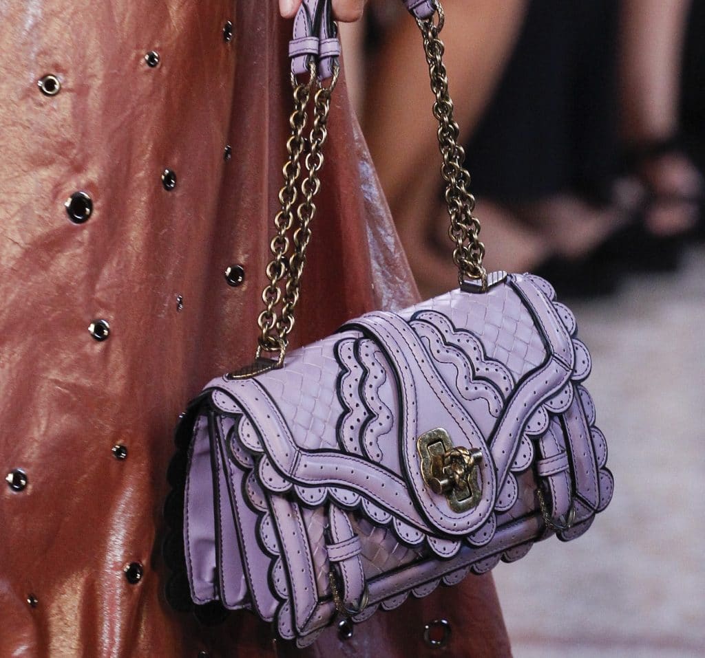 Bottega Veneta Lilac Wingtip City Knot Bag