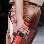 Bottega Veneta Red/Brown Clutch Bag - Spring 2018