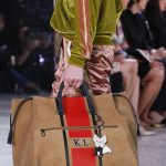 Bottega Veneta Tan/Red Striped Tote Bag - Spring 2018