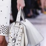 Bottega Veneta White Embellished Shoulder Bag - Spring 2018