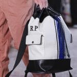 Bottega Veneta White/Black Bacpack Bag - Spring 2018