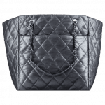 Chanel Charcoal Week End on Mars Large Shopping Bag