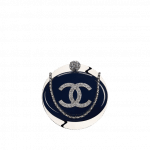 Chanel Navy Blue Resin Evening On The Moon Minaudiere Bag