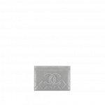 Chanel Silver CC Card Holder
