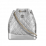 Chanel Silver Gabrielle Large Backpack Bag