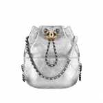 Chanel Silver Gabrielle Purse Bag