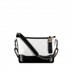 Chanel White/Black Gabrielle Small Hobo Bag