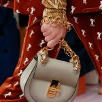 Chloe Gray Patent Drew Bag - Spring 2018