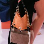 Chloe Tan and Taupe Suede Shoulder Bag - Spring 2018