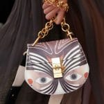 Chloe White Printed Drew Bag - Spring 2018