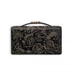 Dior Black Astrology Embroidered Evening Clutch Bag
