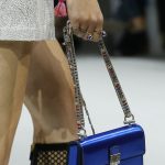 Dior Metallic Blue Embellished Dioraddict Flap Bag - Spring 2018